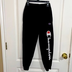 Boys Medium- Champion Sweatpants- Black